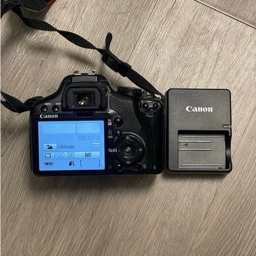 Canon EOS Rebel XSi DSLR Camera - Camera Body, Battery, Charger - Works