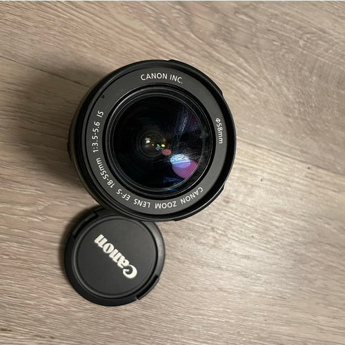 Canon DSLR EF-S Lens 18-55mm Macro 0.25m/0.8ft 1:3.5-5.6 IS